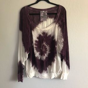 Young Fabulous & Broke Dolman Tunic Tie-Dye